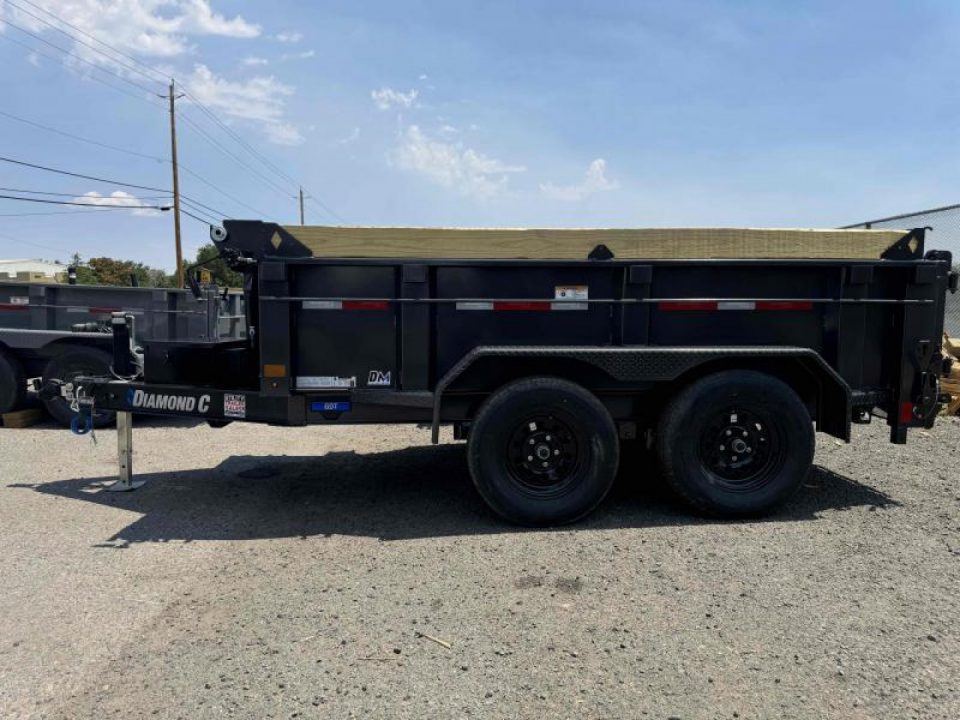 New 2026 Diamond C GDT 60"x10' 24" Sides - 7K Telescopic Dump Trailer