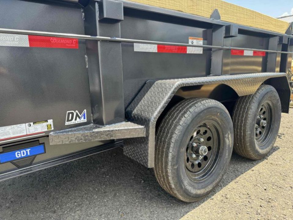 New 2026 Diamond C GDT 60"x10' 24" Sides - 7K Telescopic Dump Trailer