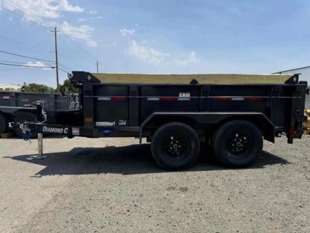 New 2026 Diamond C GDT 60"x10' 24" Sides - 7K Telescopic Dump Trailer
