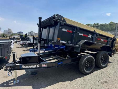 New 2026 Diamond C GDT 60"x10' 24" Sides - 7K Telescopic Dump Trailer