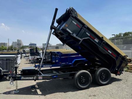 New 2026 Diamond C GDT 60"x10' 24" Sides - 7K Telescopic Dump Trailer
