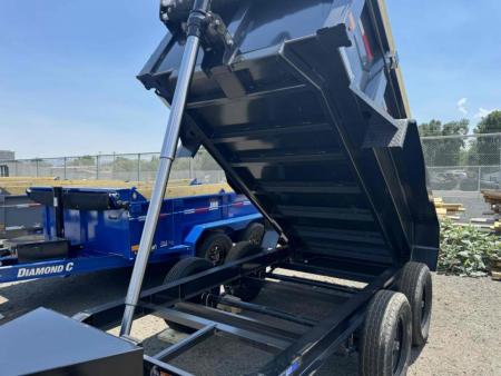 New 2026 Diamond C GDT 60"x10' 24" Sides - 7K Telescopic Dump Trailer