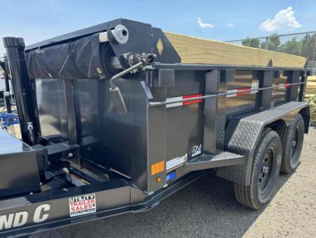 New 2026 Diamond C GDT 60"x10' 24" Sides - 7K Telescopic Dump Trailer