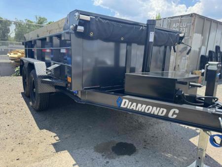 New 2026 Diamond C GDT 60"x10' 24" Sides - 7K Telescopic Dump Trailer