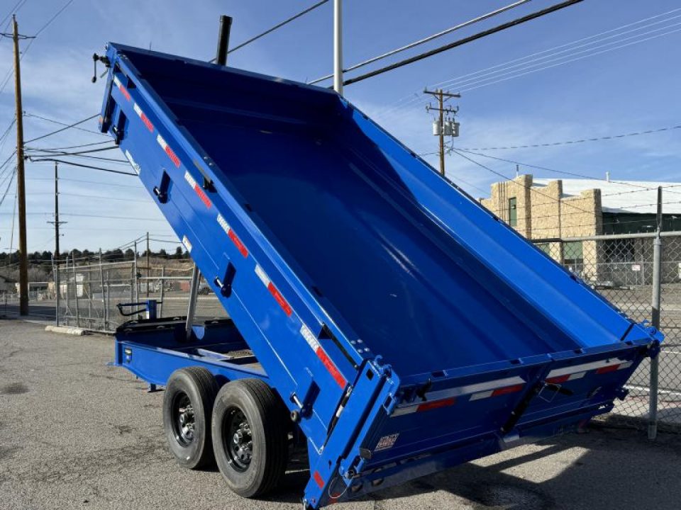 New 2025 Diamond C DOD 96"x14' - 14.9K Deckover Telescopic Dump Trailer