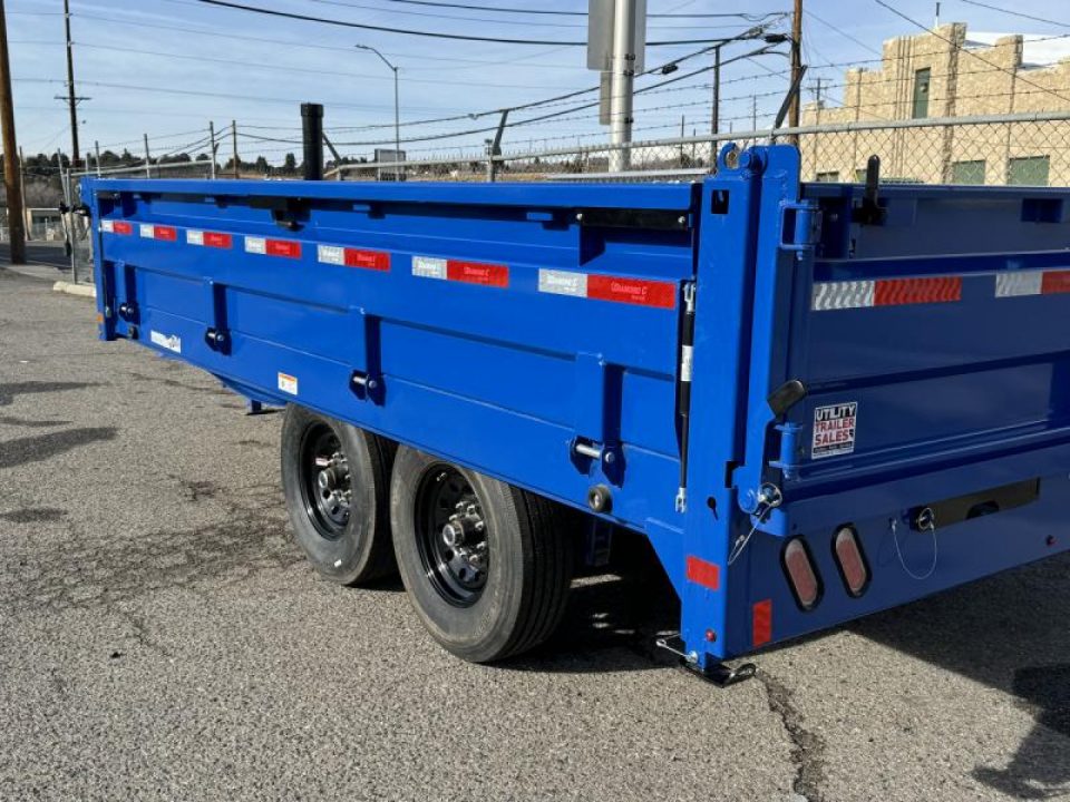 New 2025 Diamond C DOD 96"x14' - 14.9K Deckover Telescopic Dump Trailer