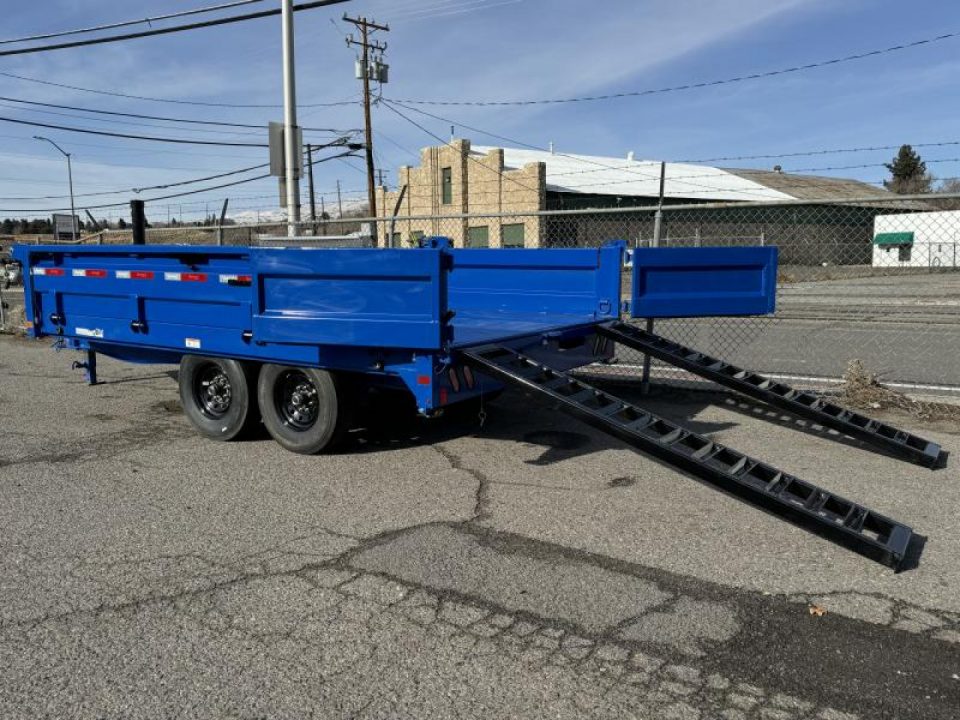New 2025 Diamond C DOD 96"x14' - 14.9K Deckover Telescopic Dump Trailer
