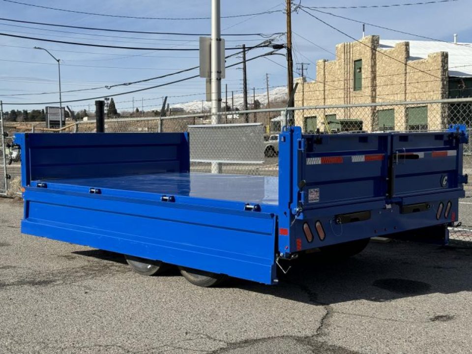 New 2025 Diamond C DOD 96"x14' - 14.9K Deckover Telescopic Dump Trailer