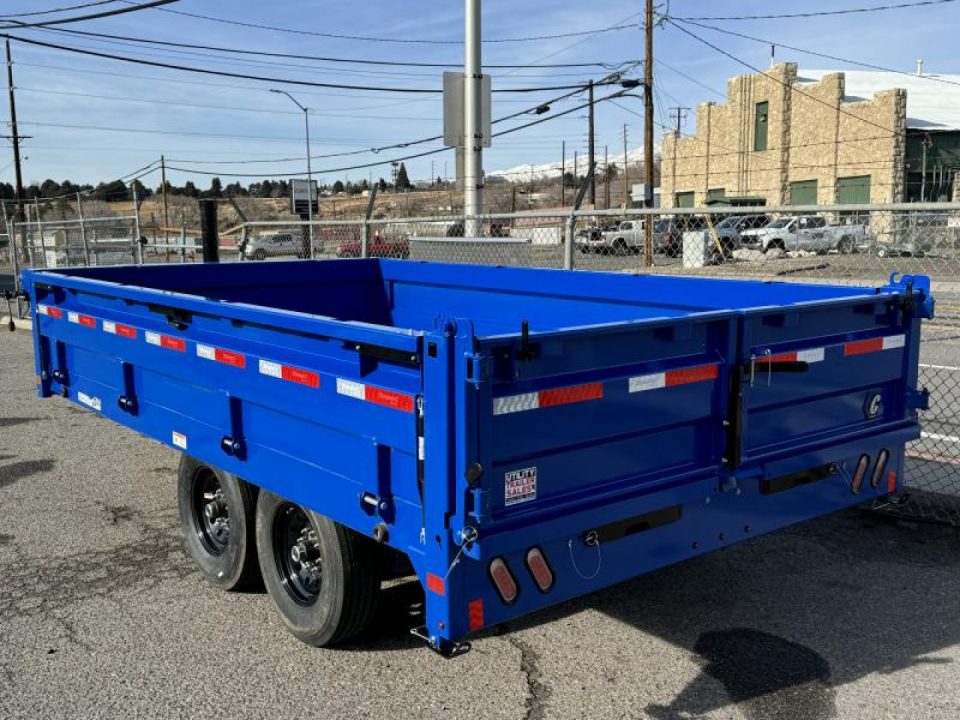 New 2025 Diamond C DOD 96"x14' - 14.9K Deckover Telescopic Dump Trailer