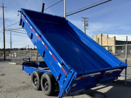 New 2025 Diamond C DOD 96"x14' - 14.9K Deckover Telescopic Dump Trailer
