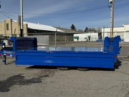 New 2025 Diamond C DOD 96"x14' - 14.9K Deckover Telescopic Dump Trailer