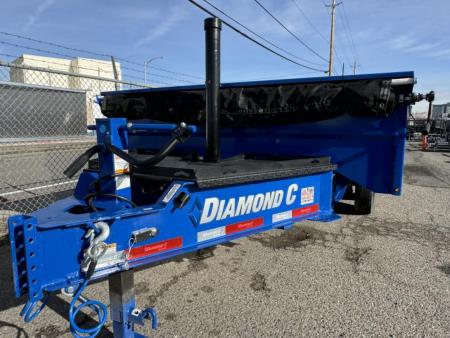 New 2025 Diamond C DOD 96"x14' - 14.9K Deckover Telescopic Dump Trailer