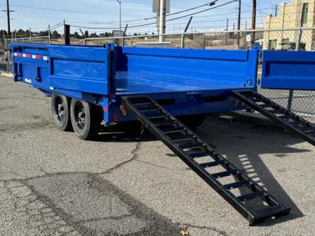 New 2025 Diamond C DOD 96"x14' - 14.9K Deckover Telescopic Dump Trailer