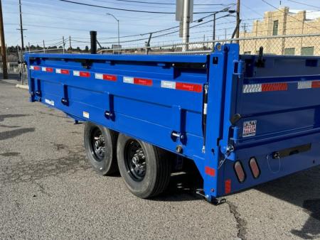 New 2025 Diamond C DOD 96"x14' - 14.9K Deckover Telescopic Dump Trailer