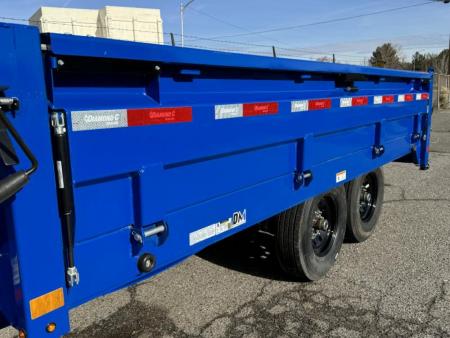 New 2025 Diamond C DOD 96"x14' - 14.9K Deckover Telescopic Dump Trailer