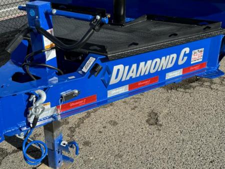 New 2025 Diamond C DOD 96"x14' - 14.9K Deckover Telescopic Dump Trailer