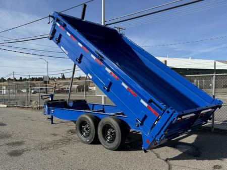 New 2025 Diamond C DOD 96"x14' - 14.9K Deckover Telescopic Dump Trailer