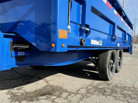 New 2025 Diamond C DOD 96"x14' - 14.9K Deckover Telescopic Dump Trailer