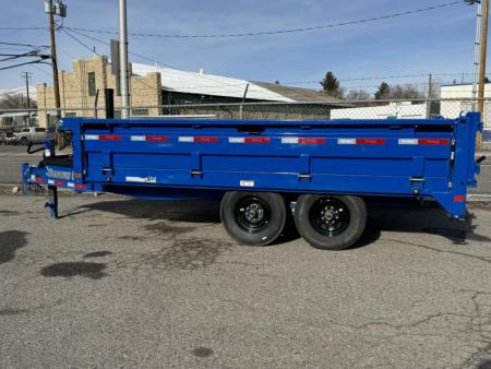 New 2025 Diamond C DOD 96"x14' - 14.9K Deckover Telescopic Dump Trailer