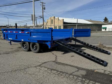 New 2025 Diamond C DOD 96"x14' - 14.9K Deckover Telescopic Dump Trailer