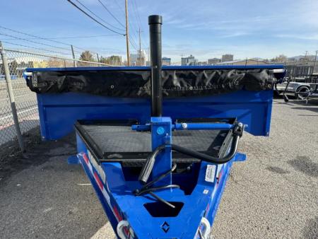 New 2025 Diamond C DOD 96"x14' - 14.9K Deckover Telescopic Dump Trailer