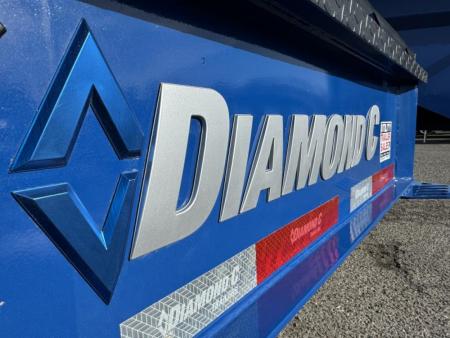 New 2025 Diamond C DOD 96"x14' - 14.9K Deckover Telescopic Dump Trailer