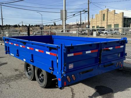 New 2025 Diamond C DOD 96"x14' - 14.9K Deckover Telescopic Dump Trailer
