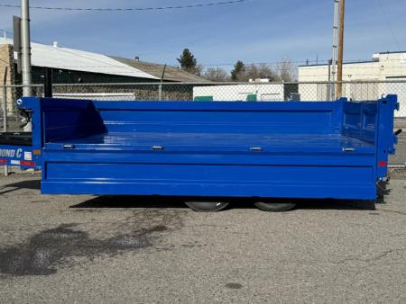 New 2025 Diamond C DOD 96"x14' - 14.9K Deckover Telescopic Dump Trailer