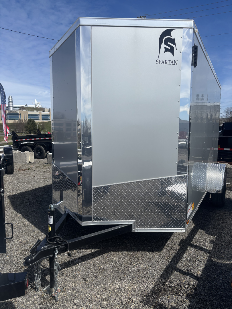 New 2026 Spartan 6X12 SILVER Cargo / Enclosed Trailer