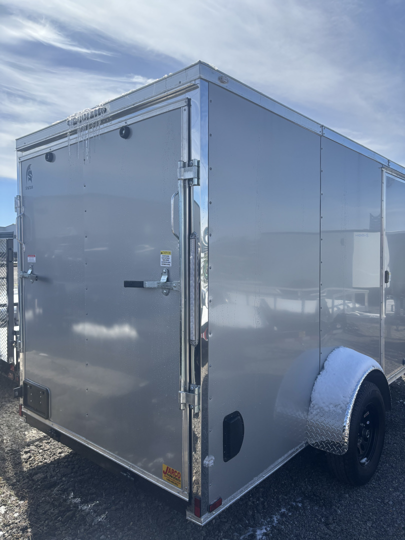New 2026 Spartan 6X12 SILVER Cargo / Enclosed Trailer