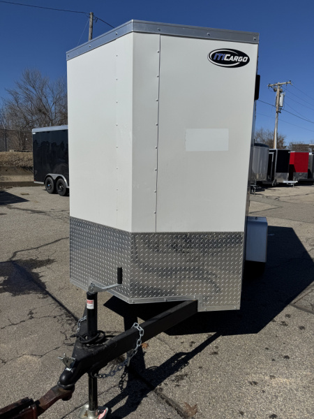 New 2026 ITI Cargo 5'X10' Cargo / Enclosed Trailer / Alum Whls/ Rear Wing