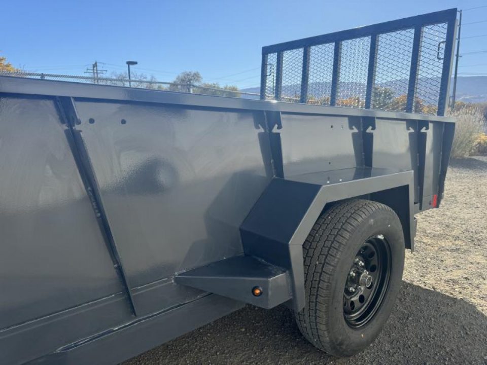 New 2025 Lamar 77" X 12' US - 3K Solid Side Landscape Utility Trailer