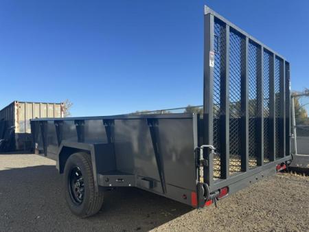 New 2025 Lamar 77" X 12' US - 3K Solid Side Landscape Utility Trailer