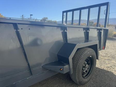 New 2025 Lamar 77" X 12' US - 3K Solid Side Landscape Utility Trailer