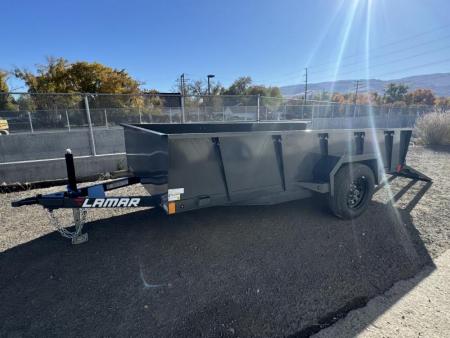 New 2025 Lamar 77" X 12' US - 3K Solid Side Landscape Utility Trailer