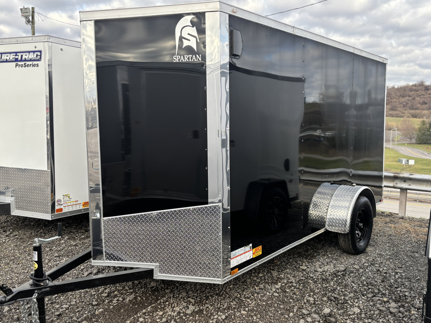 New 2026 Spartan 6X12 Cargo / Enclosed Trailer (BLACK)