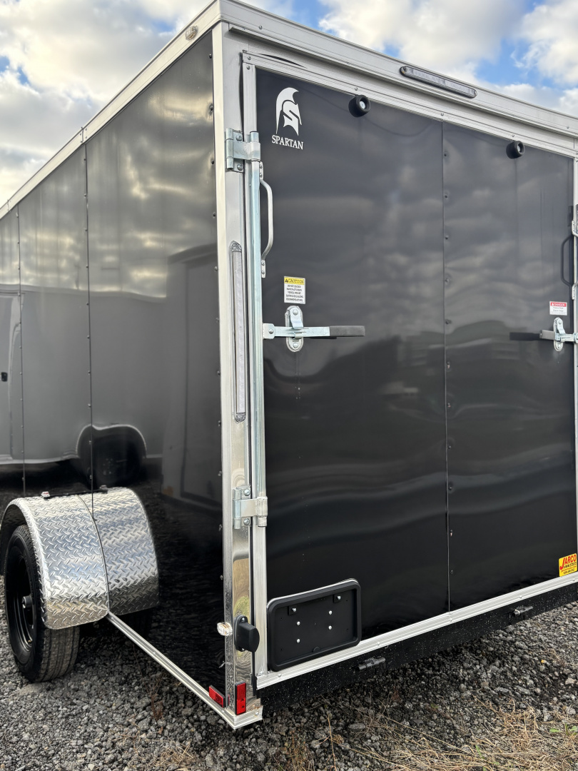 New 2026 Spartan 6X12 Cargo / Enclosed Trailer (BLACK)