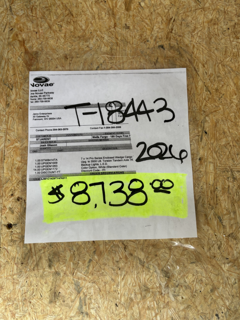 New 2026 Spartan 6X12 Cargo / Enclosed Trailer (BLACK)