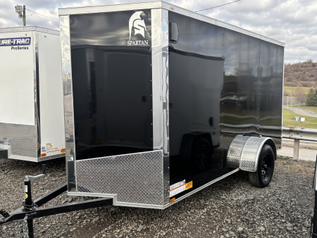 New 2026 Spartan 6X12 Cargo / Enclosed Trailer (BLACK)