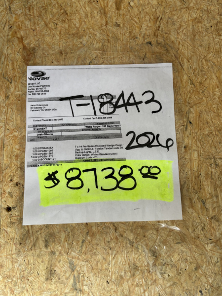 New 2026 Spartan 6X12 Cargo / Enclosed Trailer (BLACK)