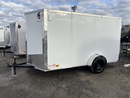New 2026 Spartan 6X12 Cargo / Enclosed Trailer (WHITE)
