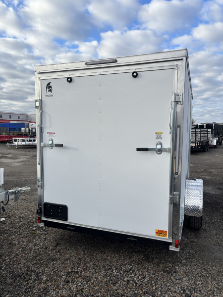 New 2026 Spartan 6X12 Cargo / Enclosed Trailer (WHITE)