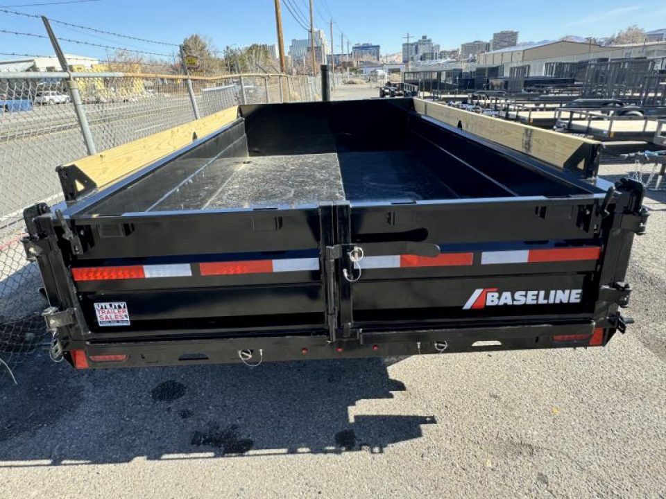New 2026 Baseline HDU 14' - 14K Telescopic Dump Trailer