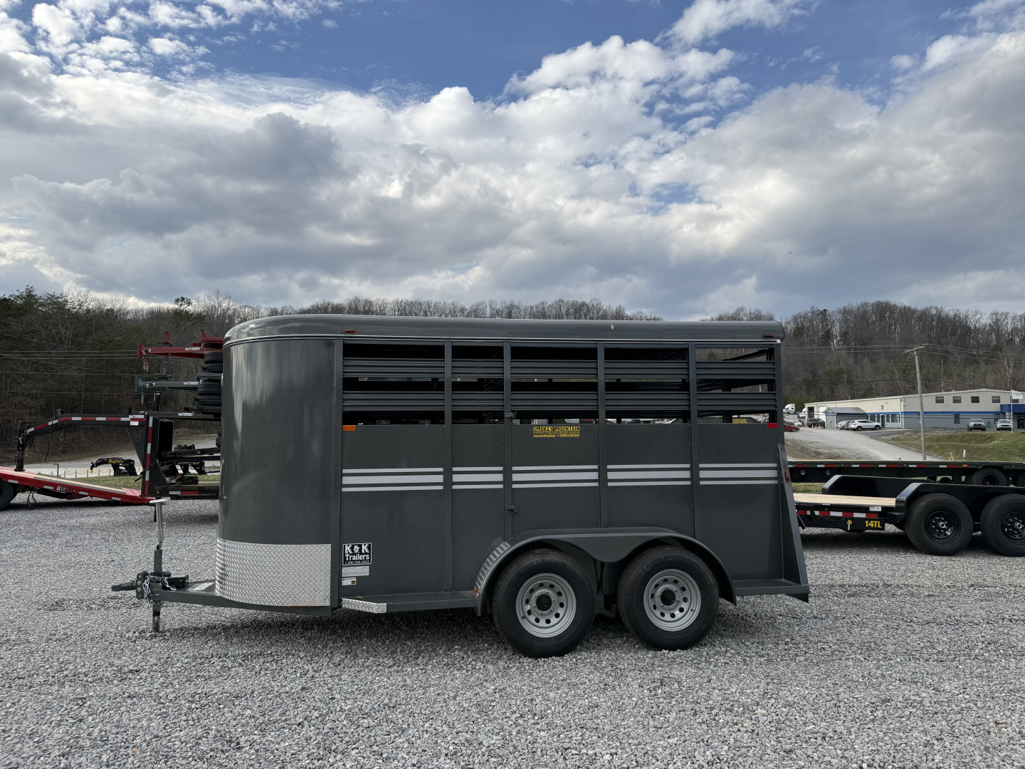 New 2026 Bee 6X14 6'6 SPARE w/MATS Stock / Stock Combo Trailer