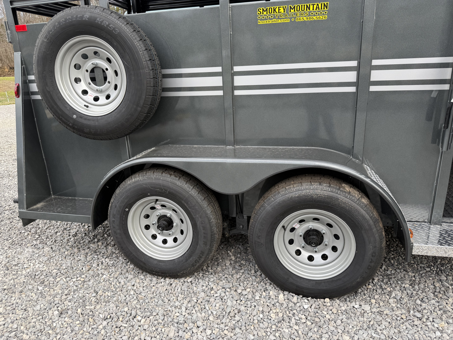 New 2026 Bee 6X14 6'6 SPARE w/MATS Stock / Stock Combo Trailer