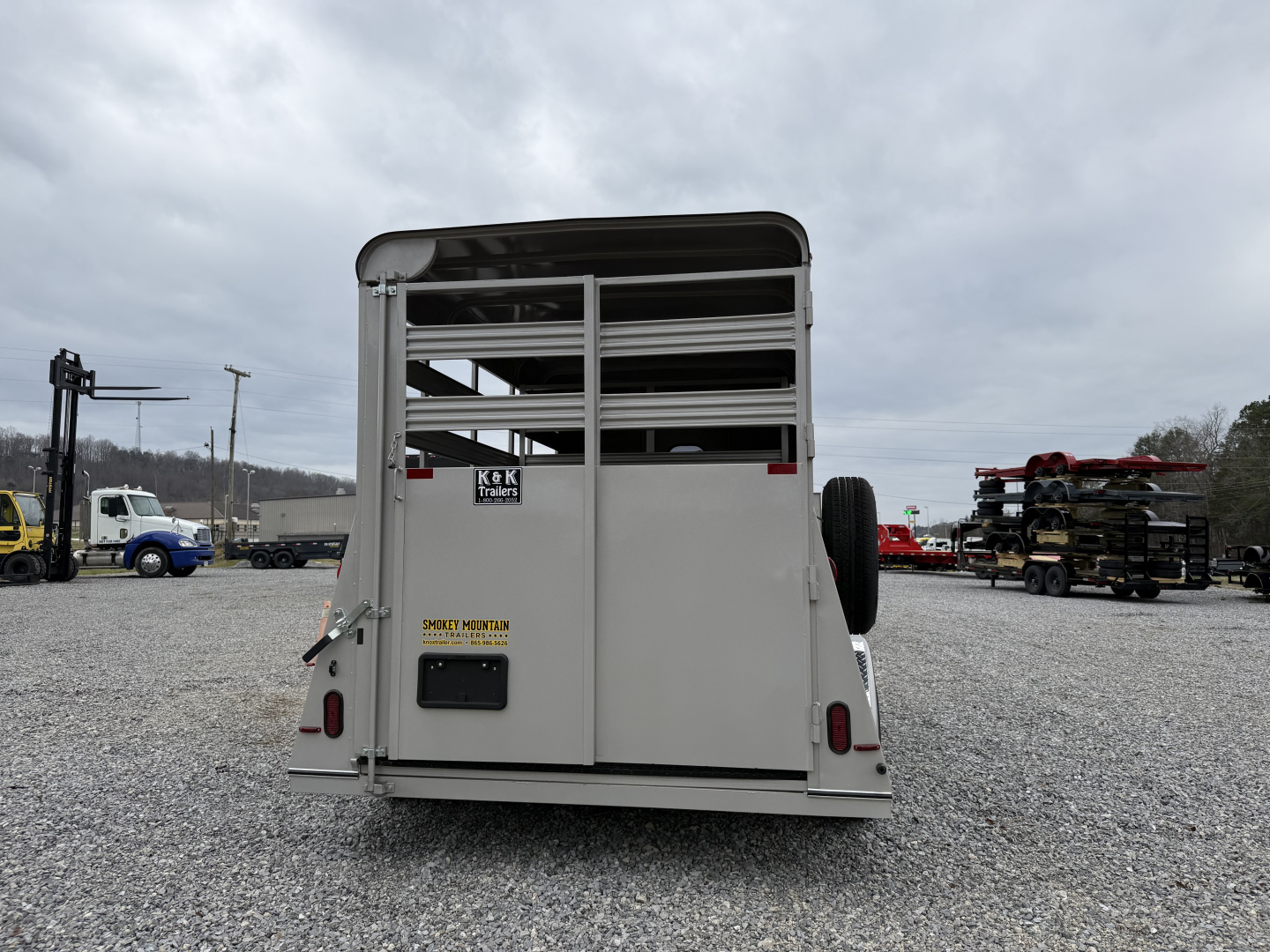 New 2026 Bee 6X14 7' SPARE w/MATS Stock / Stock Combo Trailer