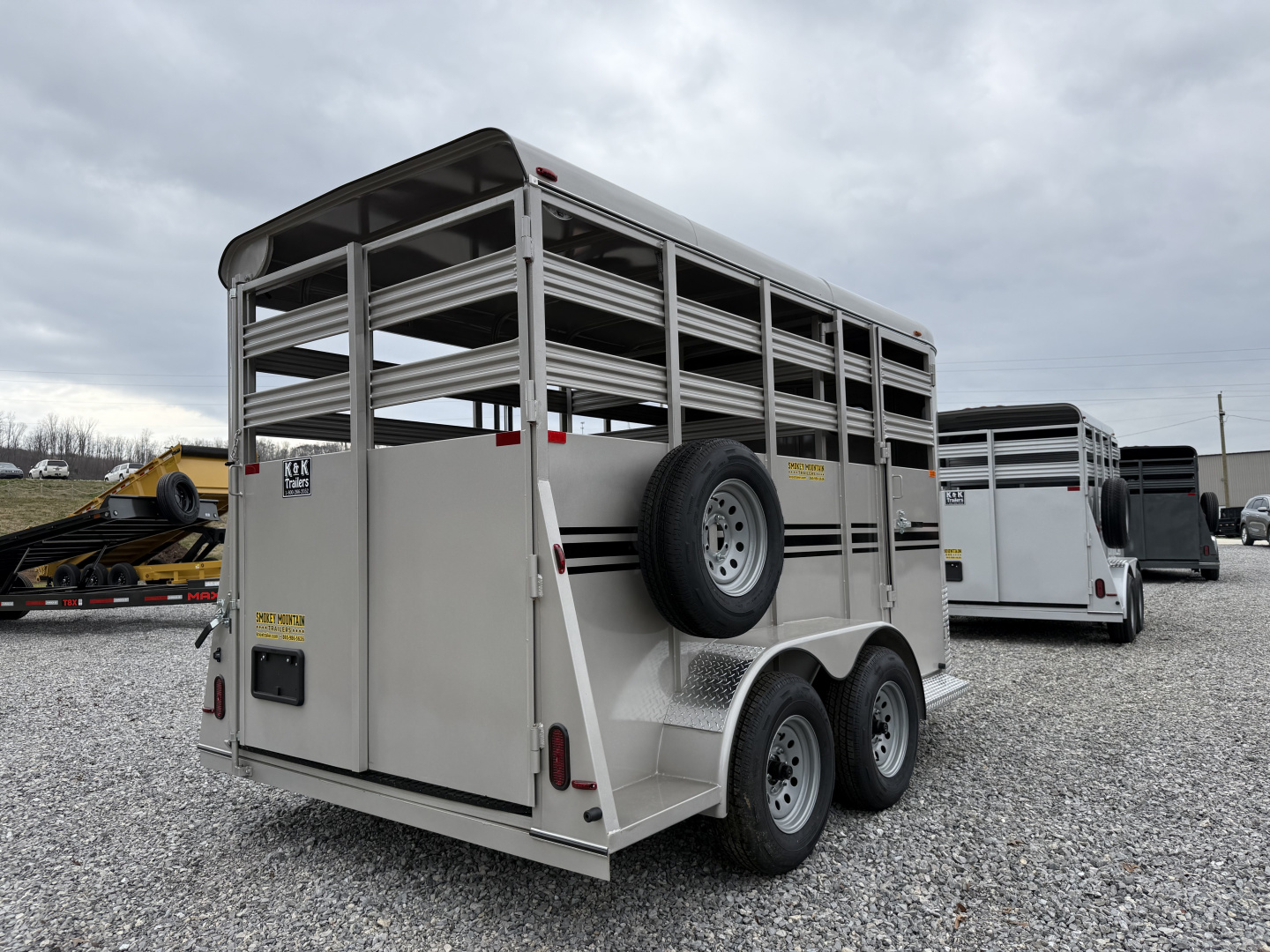 New 2026 Bee 6X14 7' SPARE w/MATS Stock / Stock Combo Trailer