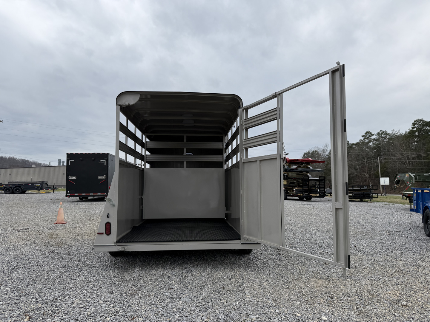 New 2026 Bee 6X14 7' SPARE w/MATS Stock / Stock Combo Trailer