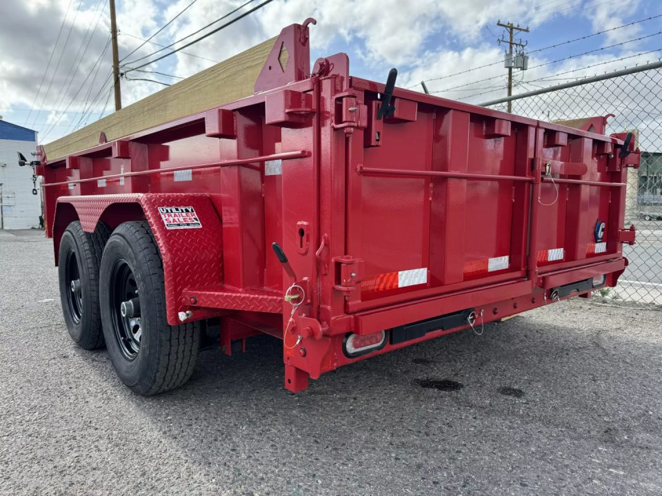 New 2025 Diamond C MDT 77"x12' - 10K Telescopic Dump Trailer