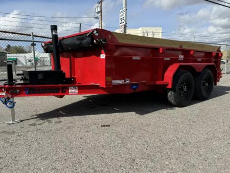 New 2025 Diamond C MDT 77 x12' - 10K Telescopic Dump Trailer